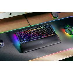 RAZER BlackWidow V4 75perc Intl. US kabelový herní klávesnice anglická, QWERTY černá s podsvícením