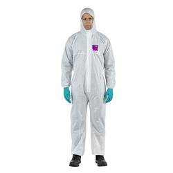 Ansell WH15S-00138-06 AlphaTec® 1500 - model 138 Ochrana proti chemikáliím, bílá, 2XL vel. Oblečení: XXL bílá