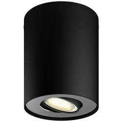 Philips Lighting Hue LED stropní reflektory 871951433844900 Hue White Amb. Pillar Spot 1 flg. schwarz 350lm inkl. Dimmschalter GU10 5 W