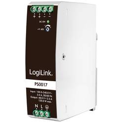 LogiLink PS0017 síťový zdroj na DIN lištu, 48 V, 2.5 A, 120 W