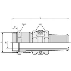 LAPP SKINDICHT® SR-M 50X1,5/42/38 kabelová průchodka, 52106610, od 32 mm, do 38 mm, M50, 5 ks