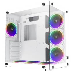 Xigmatek PC- Gehäuse Xigmatek Aquarius Plus Arcti midi tower PC skříň bílá