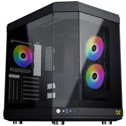 Xigmatek CUBI midi tower PC skříň černá boční okno