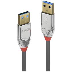 LINDY USB kabel USB 3.2 Gen1 (USB 3.0 / USB 3.1 Gen1) USB-A zástrčka, USB-A zástrčka 2.00 m šedá 36627