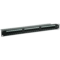 Value 24 portů síťový patch panel 483 mm (19) CAT 6 1 U černá