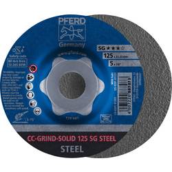 PFERD 64185125 Cc-Grind-Solid Sg Steel brusný kotouč Průměr 125 mm 10 ks