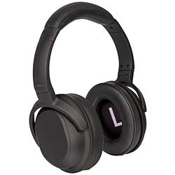 LINDY LH500XW+ sluchátka Over Ear Bez kabelu, 73204, stereo, černá, Potlačení hluku