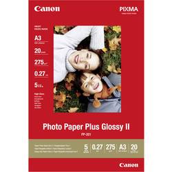 Canon Photo Paper Plus Glossy II PP-201 2311B020 fotografický papír A3 265 g/m² 20 listů lesklý