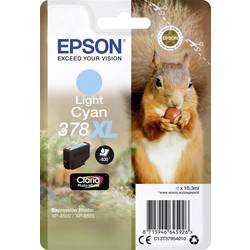 Epson Ink T3795, 378XL originál světlá azurová C13T37954010