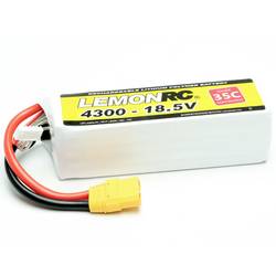 LemonRC akupack Li-Pol (modelářství) 18.5 V 4300 mAh Počet článků: 5 35 C Softcase XT90