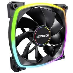 MONTECH Montech RX140 PWM ARGB Reverse Lüfter - 140mm, schwarz PC větrák s krytem