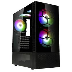 Kolink Kolink Observatory MX Glass ARGB Midi Tower Case - Black midi tower PC skříň, herní pouzdro černá