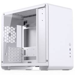 Jonsbo Jonsbo U4 Mini Micro-ATX-Gehäuse, Tempered Glass - weiß micro tower pouzdro, herní pouzdro, PC skříň bílá