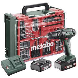 Metabo SB 18 Set, 602245710 aku rázový utahovák, 48 Nm, 18 V, LiHD , bezkartáčové, kufřík, vč. 2x aku, vč. nabíječky, vč. příslušenství