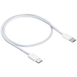 Akyga USB kabel USB 2.0 USB-C ® zástrčka 50 cm bílá AK-USB-50