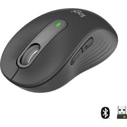 Logitech Signature M650 drátová myš bezdrátový, Bluetooth® Velikost XS-XXL: M optická grafitová 5 tlačítko 4000 dpi