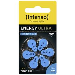 Intenso Baterie do naslouchátek #####PR44-675 1.45 V 6 ks 540 mAh zinko-vzduchová 7504446