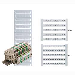 Terminal markers, Card, 5 x 5 mm, Polyamide, Colour: White DEK 5 GW L1 522361075-500 bílá Weidmüller 500 ks