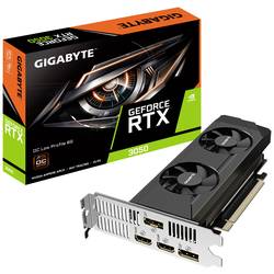 Gigabyte grafická karta Nvidia GeForce RTX 3050 Low Profile 6 GB GDDR6-RAM PCIe x16 DisplayPort, HDMI™ nízký profil, přetaktovaná