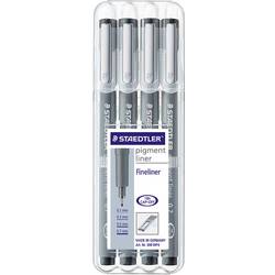 Staedtler 308 WP4 308 WP4 popisovač černá 0.1 mm, 0.3 mm, 0.5 mm, 0.7 mm 4 ks