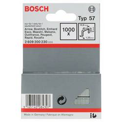 Bosch Accessories 2609200230 svorky z plochého drátu Typ 57 1000 ks Rozměry (d x š) 8 mm x 10.6 mm