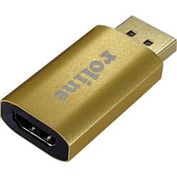 Roline 12.03.3158 adaptér [1x zástrčka DisplayPort - 1x HDMI zásuvka] zlatá (metalíza)