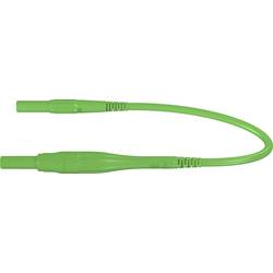 Stäubli XSMF-419 měřicí kabel [lamelová zástrčka 4 mm - lamelová zástrčka 4 mm] 1.00 m, zelená, 1 ks