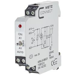 Spojovací modul 24, 24 V/AC, V/DC (max) 1 přepínací kontakt Metz Connect 11061213 1 ks