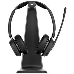 EPOS Impact 1061T Počítače Sluchátka On Ear Bluetooth® stereo černá headset, vč. nabíjecí a dokovací stanice