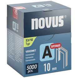 Novus Tools 042-0763 sponky do sešívačky Typ 53 5000 ks Rozměry (d x š x v) 10 x 11.3 x 10 mm