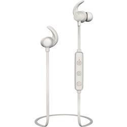 Thomson WEAR7208GR sportovní špuntová sluchátka Bluetooth® šedá Potlačení hluku headset, regulace hlasitosti