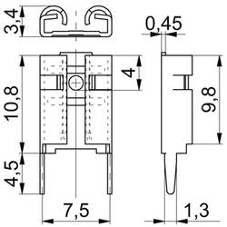 Vogt Verbindungstechnik 3867qn.68 faston zásuvka Šířka zástrčky: 2.80 mm Tloušťka konektoru: 0.80 mm bez izolace 500 ks