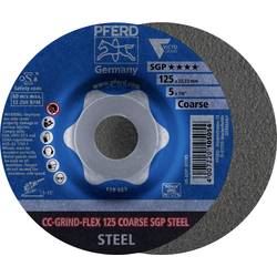 PFERD 64188126 CC-GRIND-FLEX 125 COARSE SGP STEEL brusný kotouč Průměr 125 mm Ø otvoru 22.23 mm 10 ks