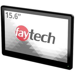 Faytech FT156TMCAPOB dotykový monitor Energetická třída (EEK2021): D (A - G) 39.6 cm (15.6 palec) 1920 x 1080 Pixel 16:9 15 ms HDMI™, DisplayPort, VGA, USB B,