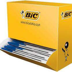 BIC jednorázové kuličkové pero Cristal modrá 0.4 mm dokumentní: Ano 100 ks 942910