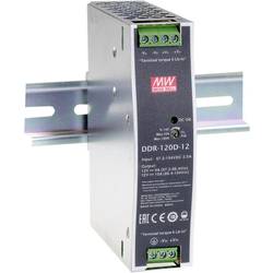 Mean Well DDR-120C-12 DC/DC měnič napětí na DIN lištu, 12 V/DC, 10 A, 120 W, výstupy 1 x