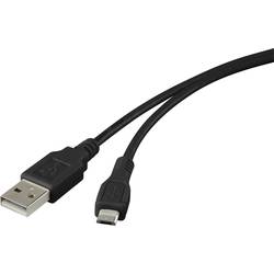 USB 2.0 Renkforce RF-4316220, 1.00 m, černá