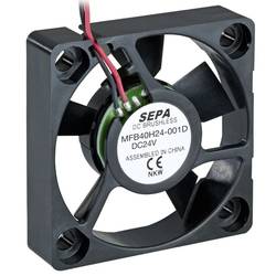 SEPA MFB40H24-001D axiální ventilátor, 24 V/DC, 11.28 m³/h, (d x š x v) 40 x 40 x 10 mm, 514083009