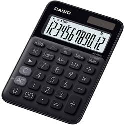 Casio MS-20UC-BK stolní kalkulačka, displej (počet míst) 12, solární napájení, na baterii, černá