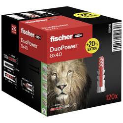 Fischer DUOPOWER 8 x 40 2komponentní hmoždinka 40 mm 8 mm 570410 120 ks