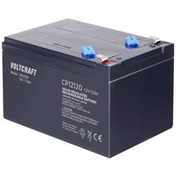 VOLTCRAFT CE12V/12Ah VC-12713990 olověný akumulátor 12 V 12 Ah olověný se skelným rounem (š x v x h) 151 x 101 x 98 mm plochý konektor 6,35 mm bezúdržbové