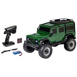 Carson RC Sport Land Rover Defender zelená střídavý (Brushless) 1:8 RC model auta elektrický terénní vozidlo 4WD (4x4) RtR 2,4 GHz