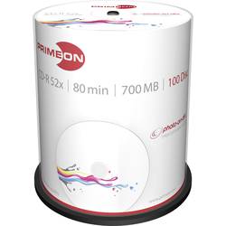 Primeon 2761106 CD-R 80 700 MB 100 ks vřeteno s potiskem