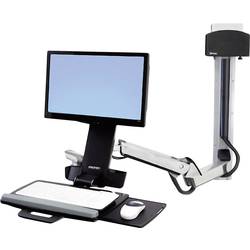 Ergotron StyleView Sit-Stand Combo System 1násobné držák na zeď pro monitor 25,4 cm (10) - 61,0 cm (24) černá, stříbrná odkládací místo na klávesnici,