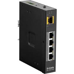 D-Link DIS-100G-5PSW síťový switch RJ45/SFP, 4 + 1 port, funkce PoE