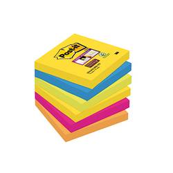 Post-it samolepící poznámka 6546SR 76 mm x 76 mm neonově zelená, ultramodrá , ultražlutá , ultrarůžová , neonově oranžová 540 listů