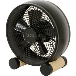 Lucci AIR Breeze stolní ventilátor, 35 W, černá, dřevo, 213120EU