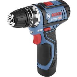 Bosch Professional GSR 12V-15 FlexiClick aku vrtací šroubovák 12 V, 2 Ah Li-Ion, 06019F6001, vč. 2x aku, kufřík