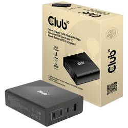 club3D CAC-1906 napájecí adaptér k notebooku 132 W vnitřní USB-C®, USB A Počet výstupů: 3 x, 1 x GaN, USB Power Delivery (USB-PD)