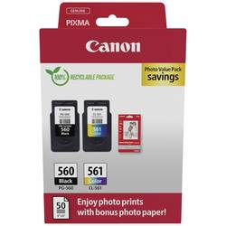 Canon Ink PG-560/CL-561 Photo Value Pack (PVP) originál Dual černá, azurová, purppurová, žlutá 3713C008